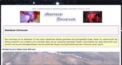 Desktop Screenshot of abenteuer-universum.de